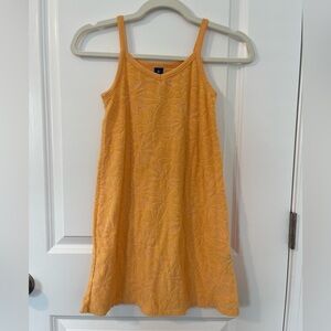 Old Navy Girls Yellow Sleeveless Terry Swing Dress Size M (8) Summer Sundress
